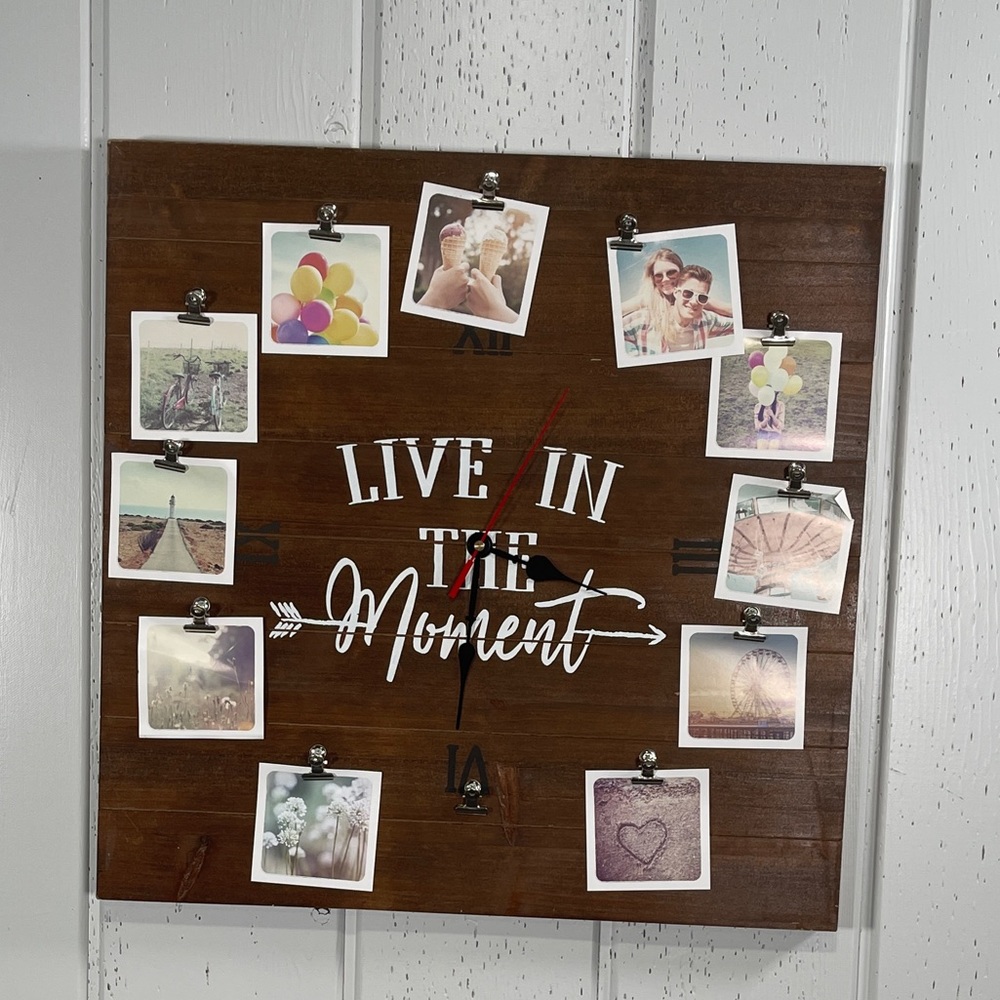 - *NWT Custom Memory Board Wall Clock